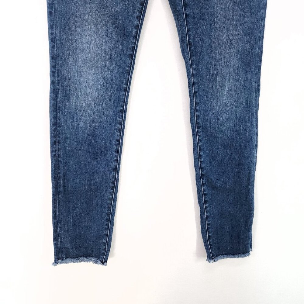 Pilcro & The Letterpress Jeans Women's 28 Script Skinny Frayed Hem - Picture 14 of 15
